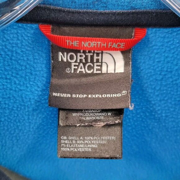 The North Face Men's Canyonlands Micro Fleece Lined Hoodie Jacket. Size M. Blue - Picture 3 of 9